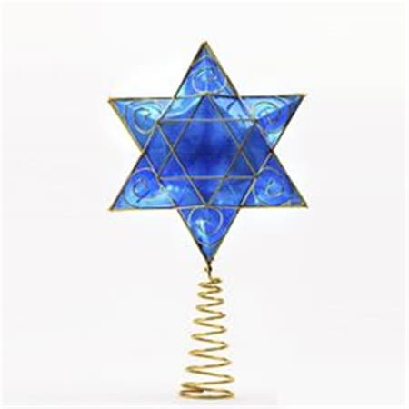 Kurt S. Adler 13'' Battery-Operated Hanukkah Treetop with 8 LED Lights US0134